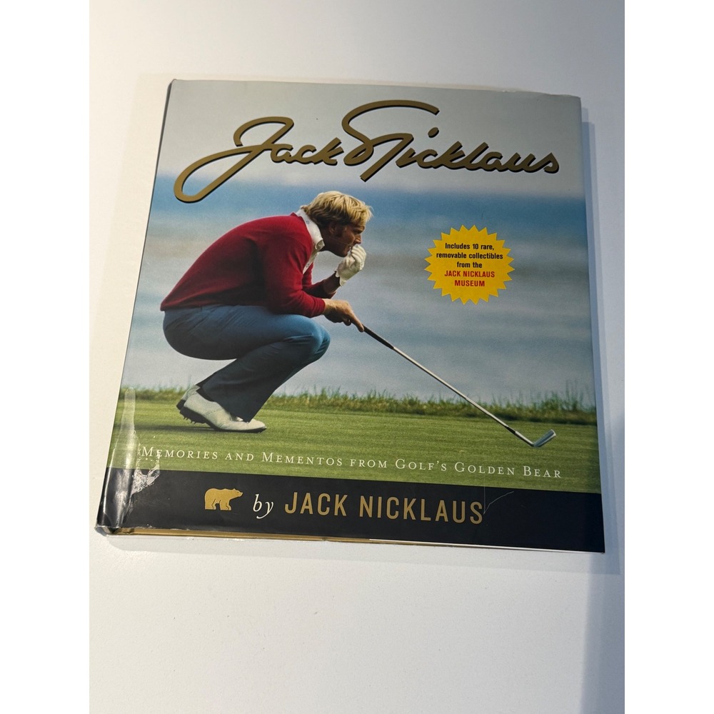 Jack Nicklaus Memories & Mementos Golf's Golden Bear 1st Ed 1st Print SEALED